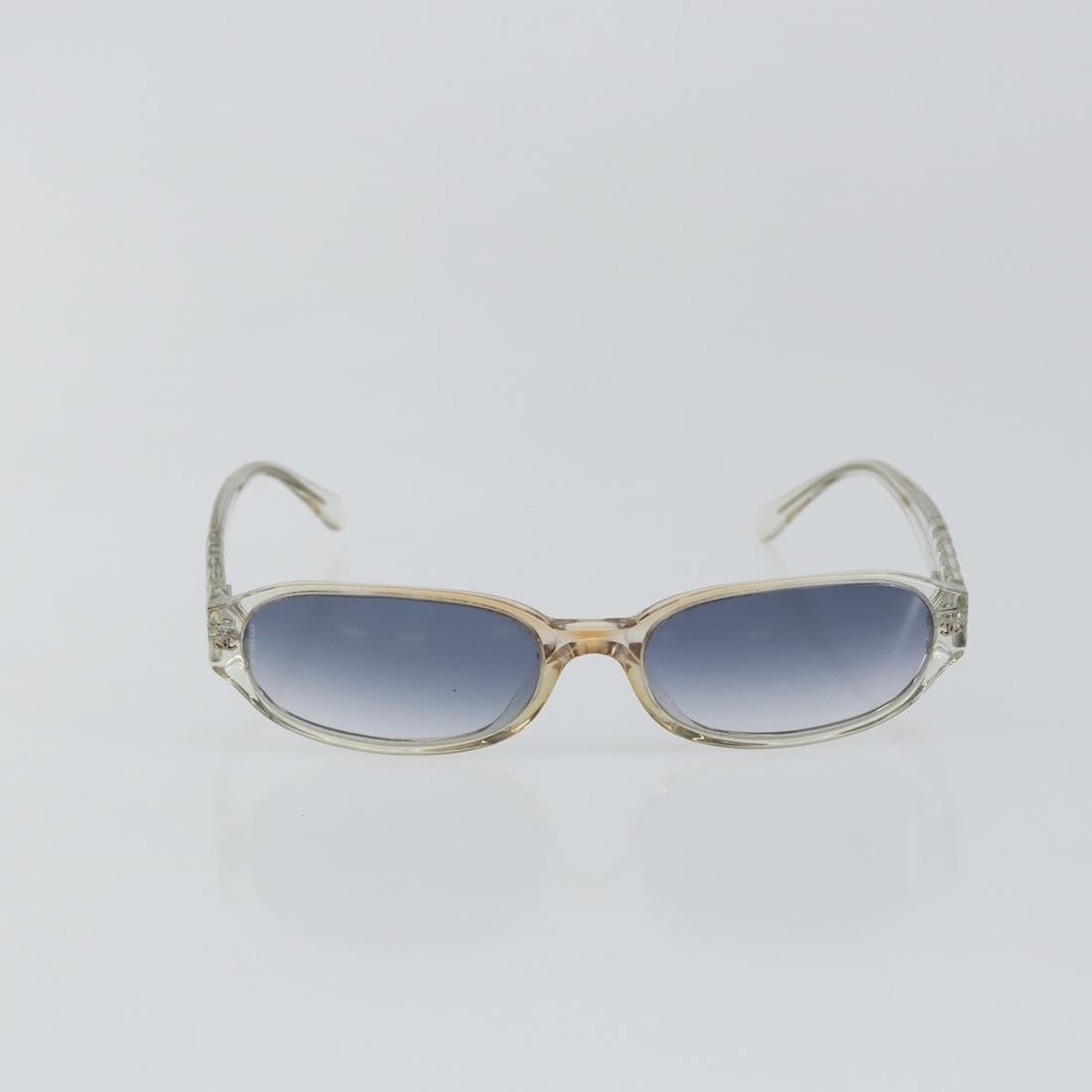Chanel Clear Plastic CC Logo Women's Sunglasses Italy (1 of 11)