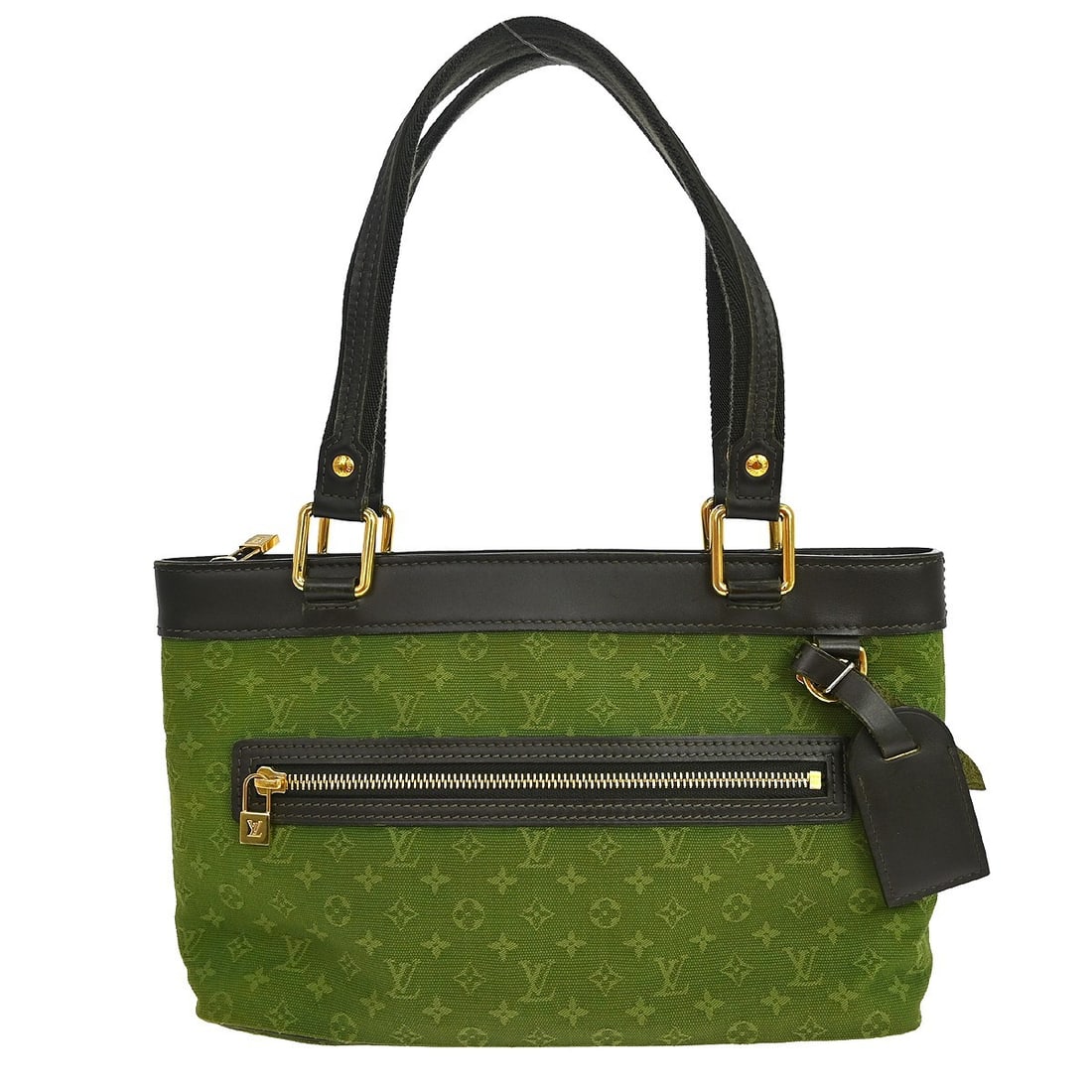 Louis Vuitton Lucille PM Monogram Mini Canvas Top Handle Bag: Louis Vuitton Lucille PM Monogram Mini Canvas Top Handle Bag This Louis Vuitton Monogram Mini Lucille PM handbag features a khaki monogram mini canvas leather exterior and double handles for comfortab