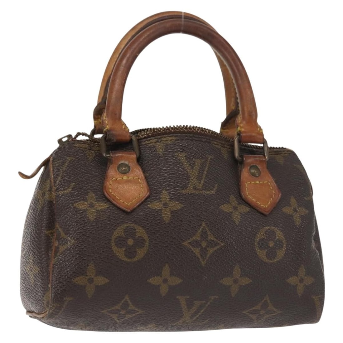 LOUIS VUITTON Mini Speedy Hand Bag M41534 Monogram Canvas Authentic (1 of 18)