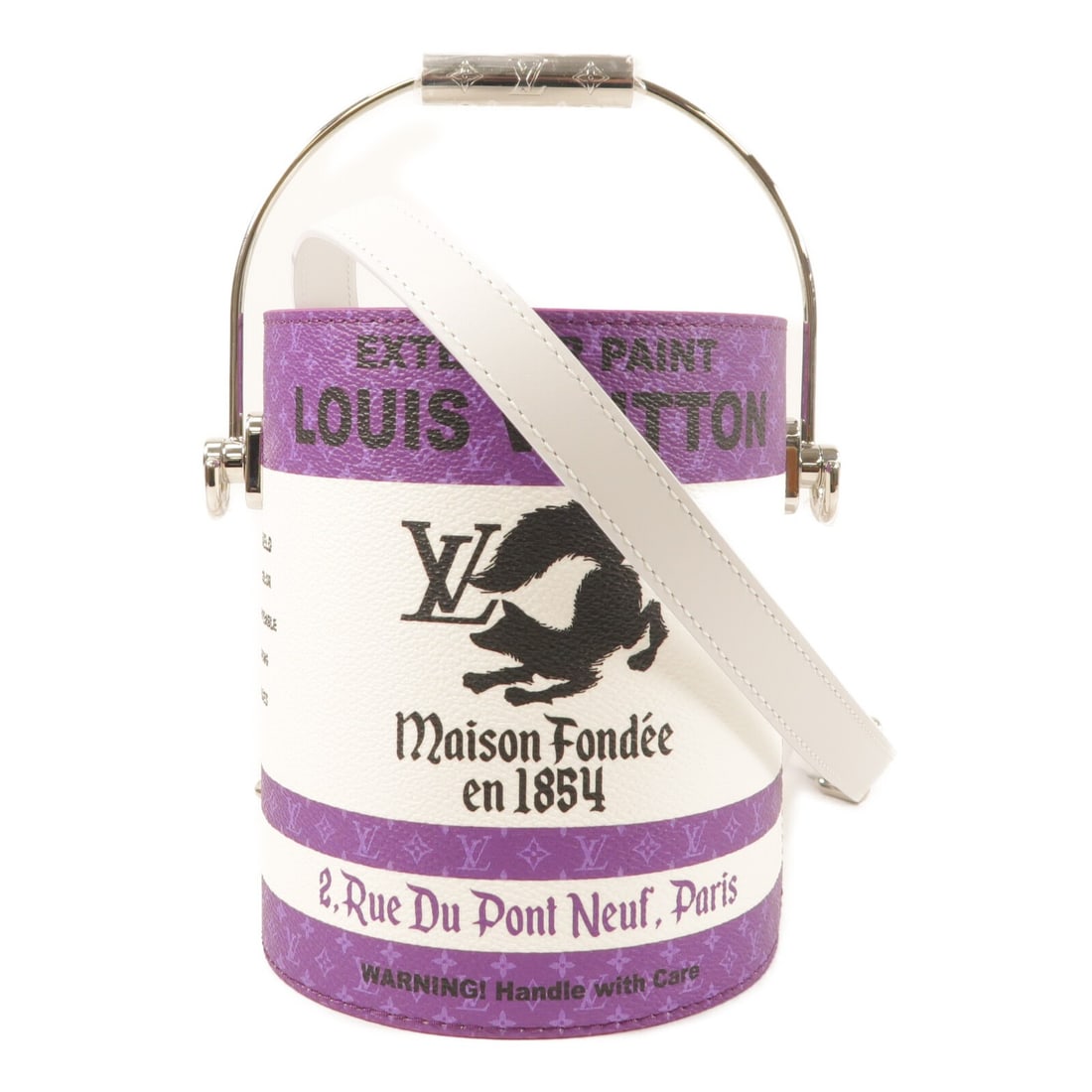 Louis Vuitton Purple Paint Can 2way Shoulder Bag M81591 SHW (1 of 12)