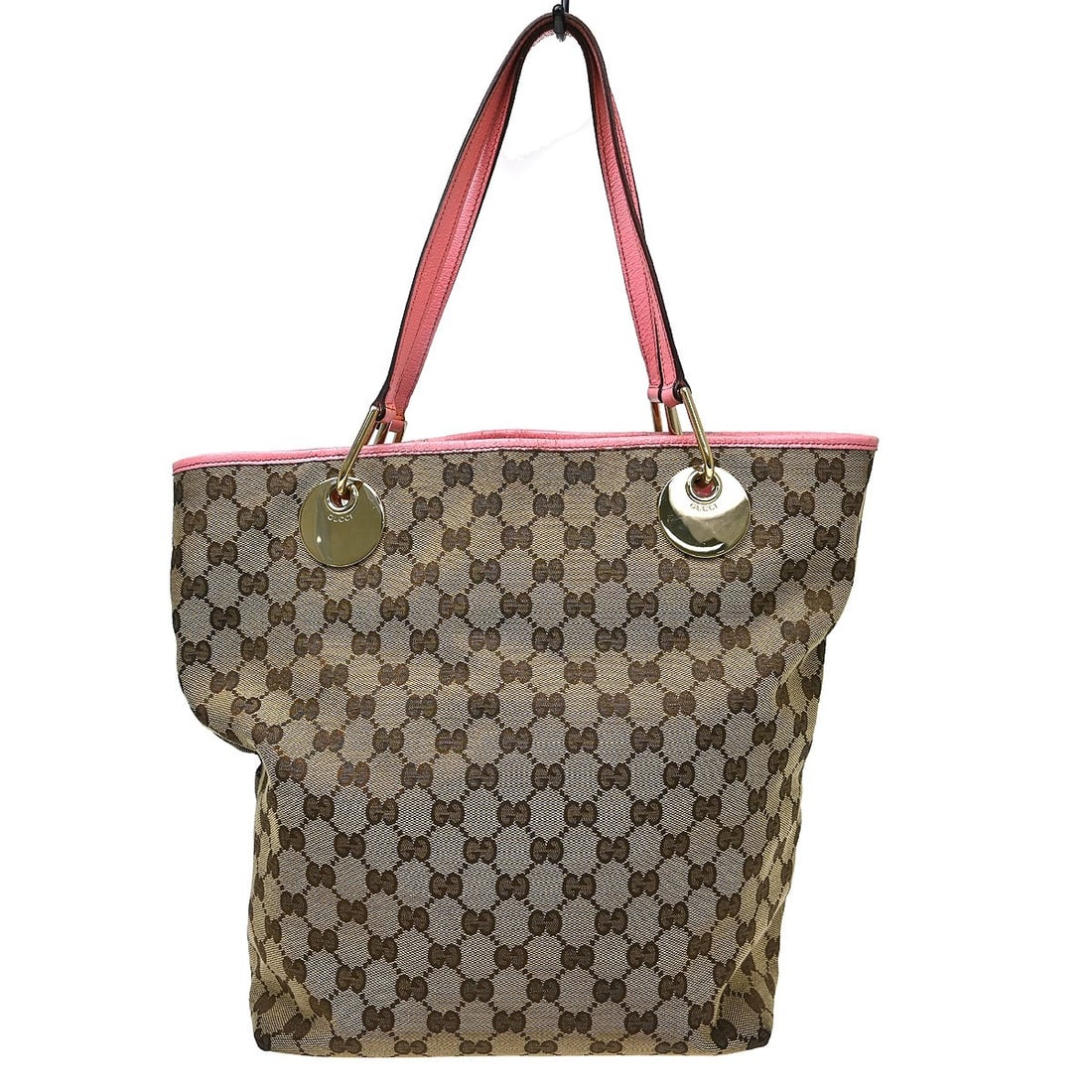 Gucci Beige Canvas Leather Tote Handbag 120836 002058: Gucci Beige Canvas Leather Tote Handbag 120836 002058 This Gucci tote handbag features the iconic beige GG canvas with leather accents, offering a classic and versatile style. Designed for women, it p
