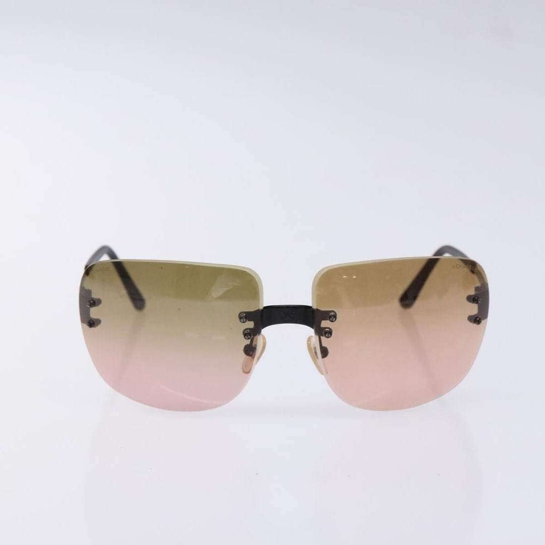 Chanel Brown Plastic Logo Sunglasses for Women (1 of 10)