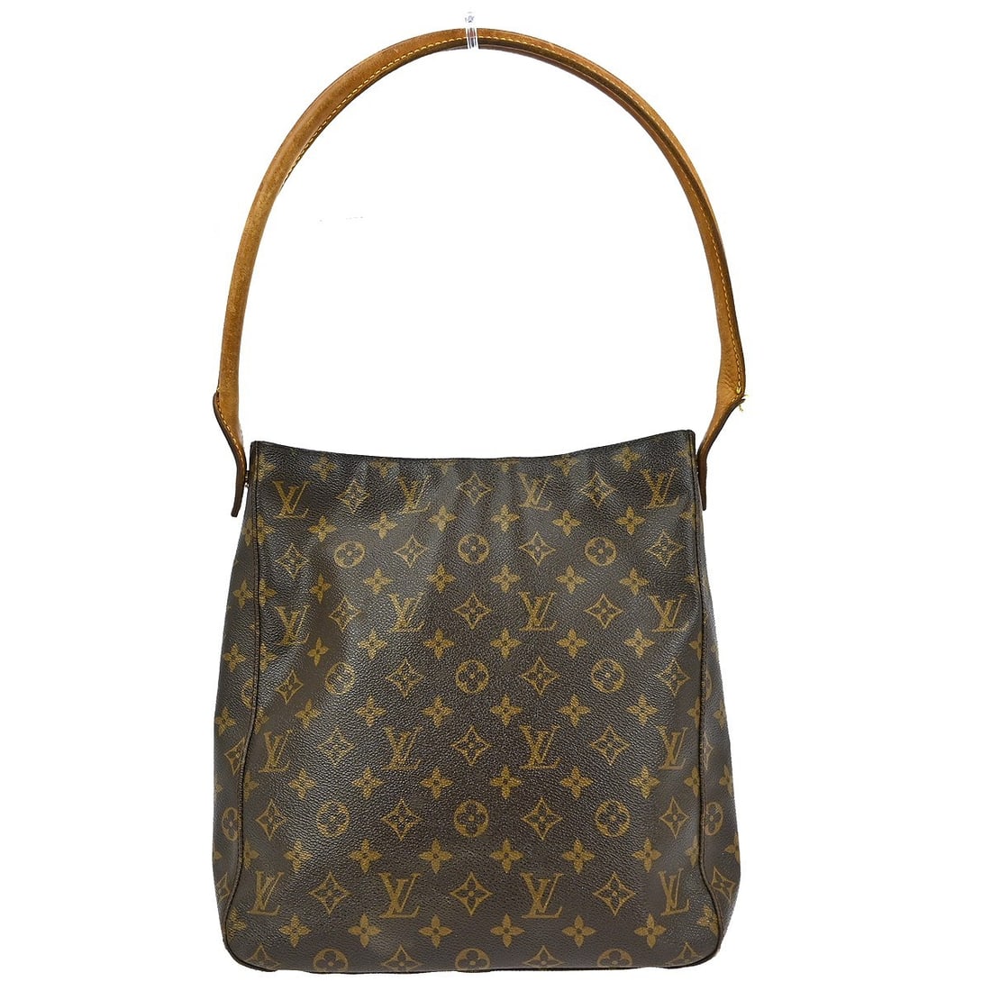 Louis Vuitton Looping GM Monogram Canvas Shoulder Bag M51145: Louis Vuitton Looping GM Monogram Canvas Shoulder Bag M51145 This Louis Vuitton Looping GM handbag features the iconic Monogram canvas with leather accents and a top handle design. The bag is finished