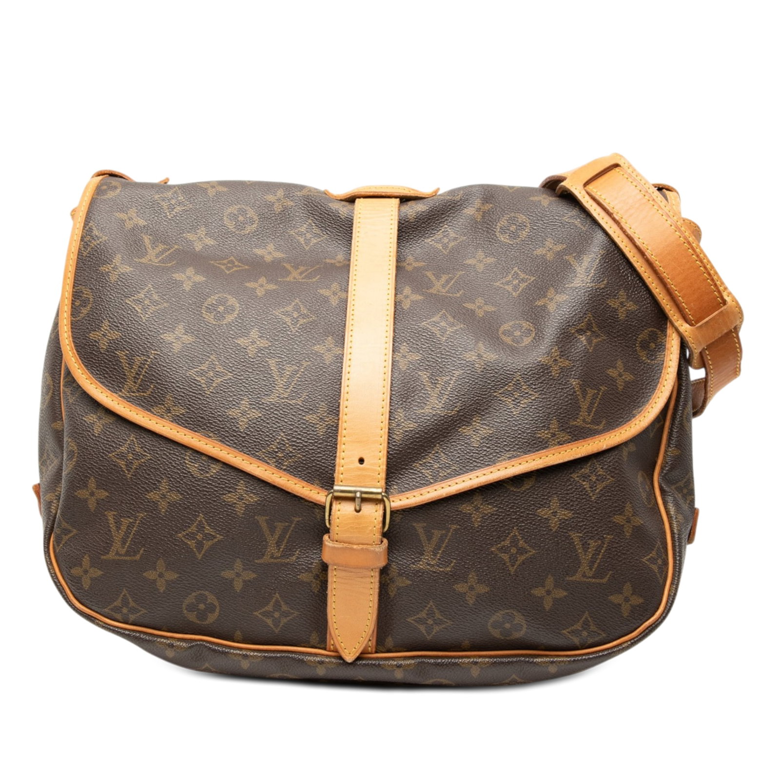 Louis Vuitton Saumur 35 Monogram Canvas Crossbody Bag (1 of 11)