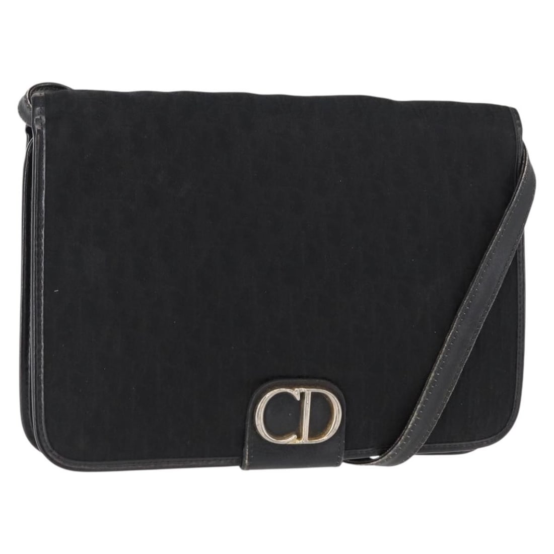 Christian Dior Trotter Canvas Black Gold Shoulder Bag: Christian Dior Trotter Canvas Black Gold Shoulder Bag This Christian Dior Trotter Canvas Shoulder Bag features a black and gold color scheme and is crafted in France from the iconic Trotter canvas mat