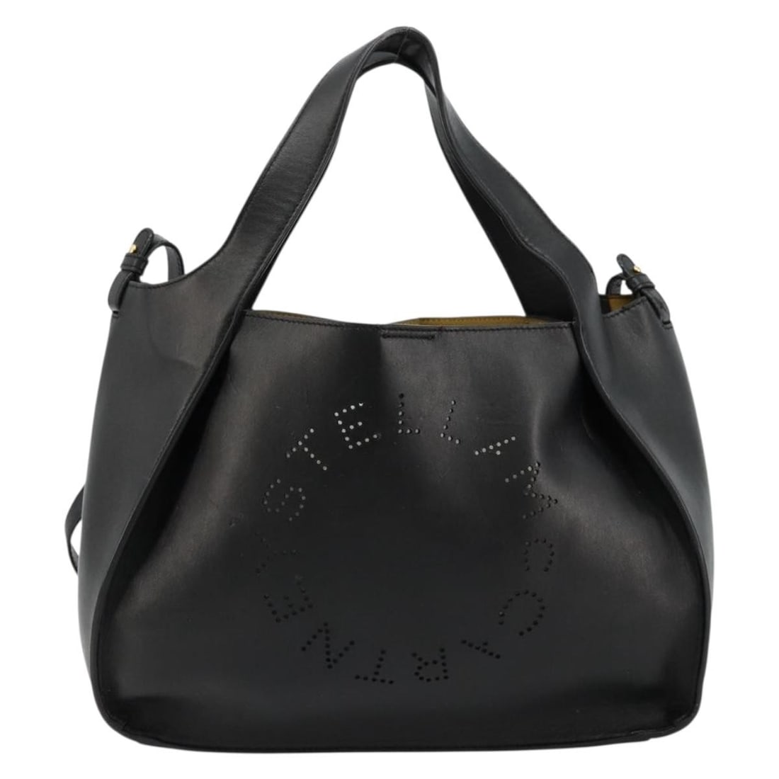 Stella McCartney Alter Tote Black Canvas Studded Bag (1 of 18)