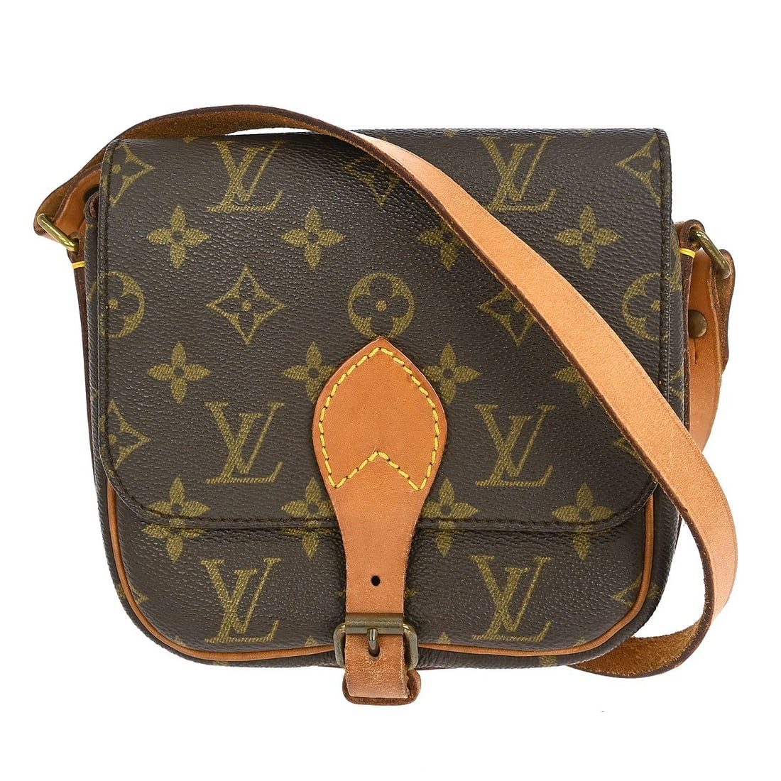 Louis Vuitton Cartouchiere Monogram Canvas Crossbody Bag (1 of 8)