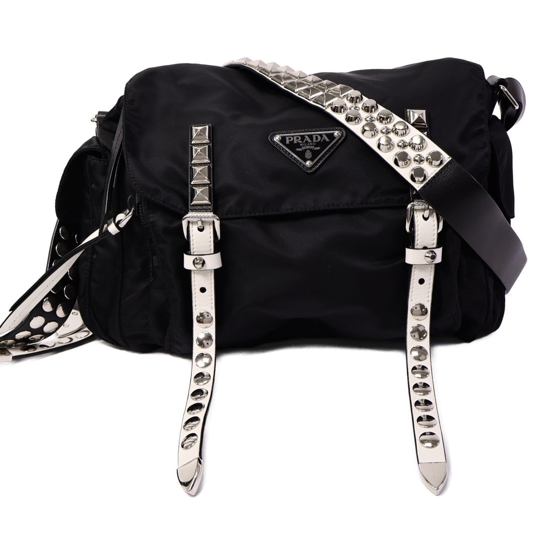 Prada Nylon Black 1BD118 Shoulder Bag (1 of 16)
