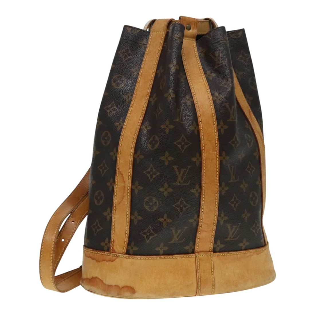 Monogram Canvas Randonnee PM Shoulder Bag by Louis Vuitton M42243: Monogram Canvas Randonnee PM Shoulder Bag by Louis Vuitton M42243 This is a Louis Vuitton Monogram Randonnee PM shoulder bag crafted from signature monogram canvas. Designed for women, the bag feature