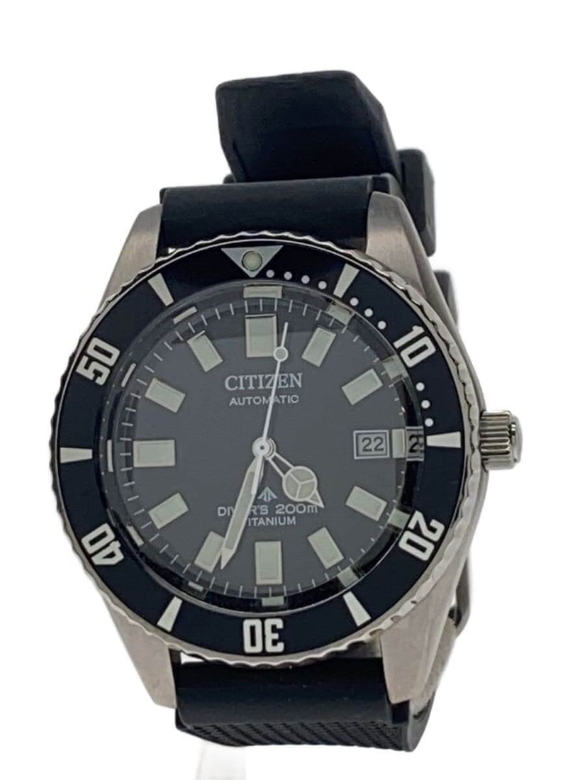 Citizen Promaster Fujitsubo Diver Black Rubber Men's Wristwatch: Citizen Promaster Fujitsubo Diver Black Rubber Men's Wristwatch This CITIZEN PROMASTER MARINE series Fujitsubo Diver NB6021-17E men's wristwatch features a robust design with a black rubber strap and 