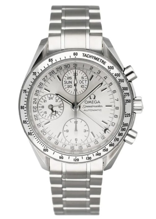 Omega Speedmaster 39mm Stainless Steel Chronograph Card 2005 Ref 3523.3 (1 of 6)
