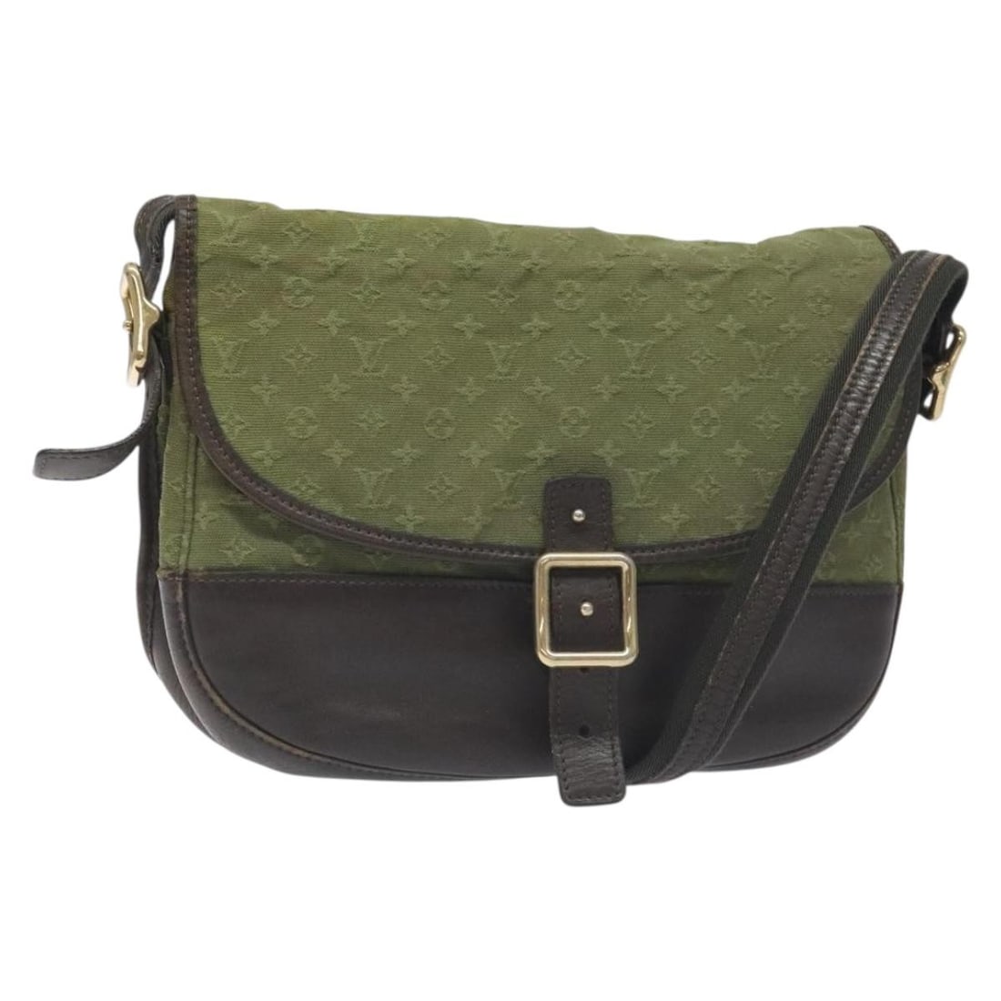 Louis Vuitton Monogram Mini Canvas Khaki Shoulder Bag M92673 (1 of 18)