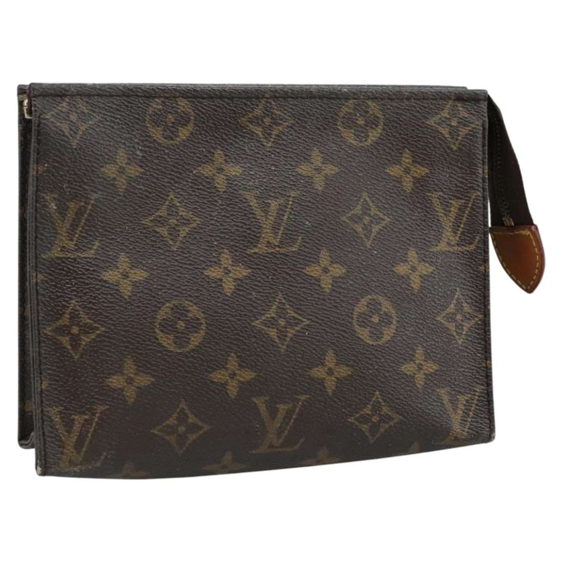Monogram Canvas Poche Toilette 19 Pouch by Louis Vuitton M47544: Monogram Canvas Poche Toilette 19 Pouch by Louis Vuitton M47544 This is a Louis Vuitton Monogram Poche Toilette 19 pouch crafted from the brand's signature monogram canvas. Designed for women, this co