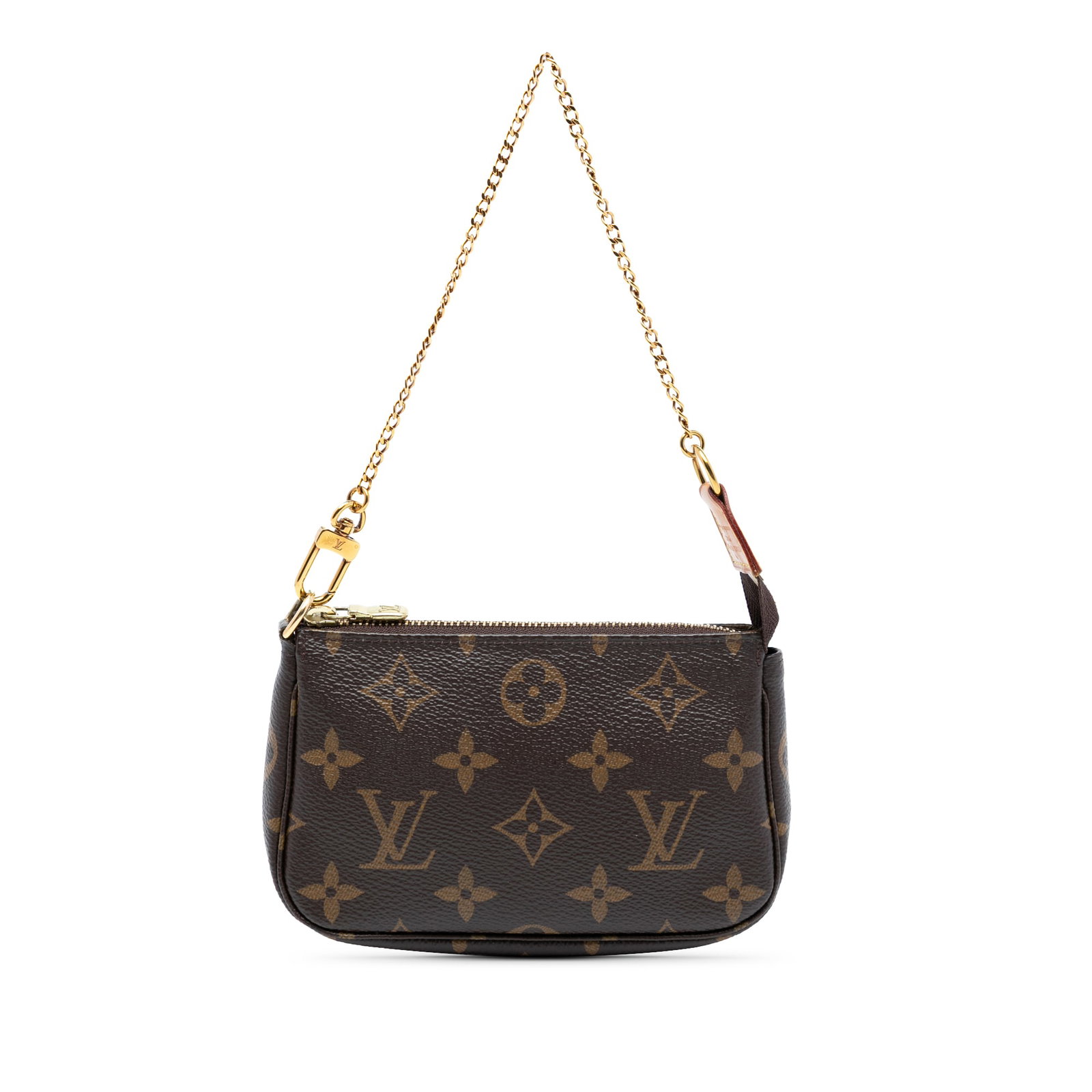 Louis Vuitton Monogram Mini Pochette Accessoires Brown Fabric Bag (1 of 7)