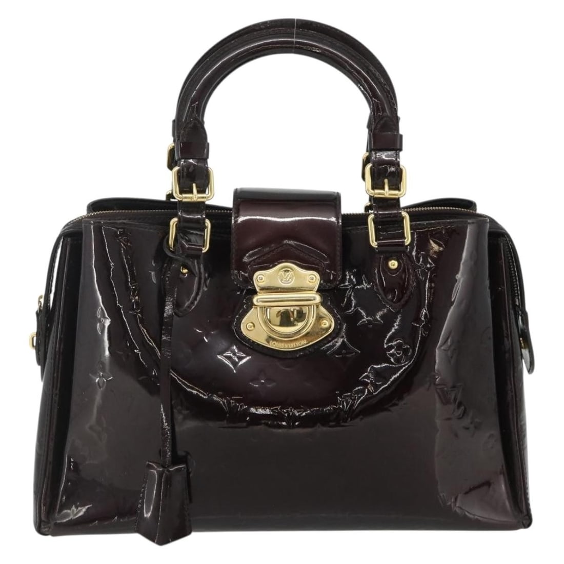 Louis Vuitton Melrose Avenue Vernis Burgundy Patent Leather Handbag (1 of 18)