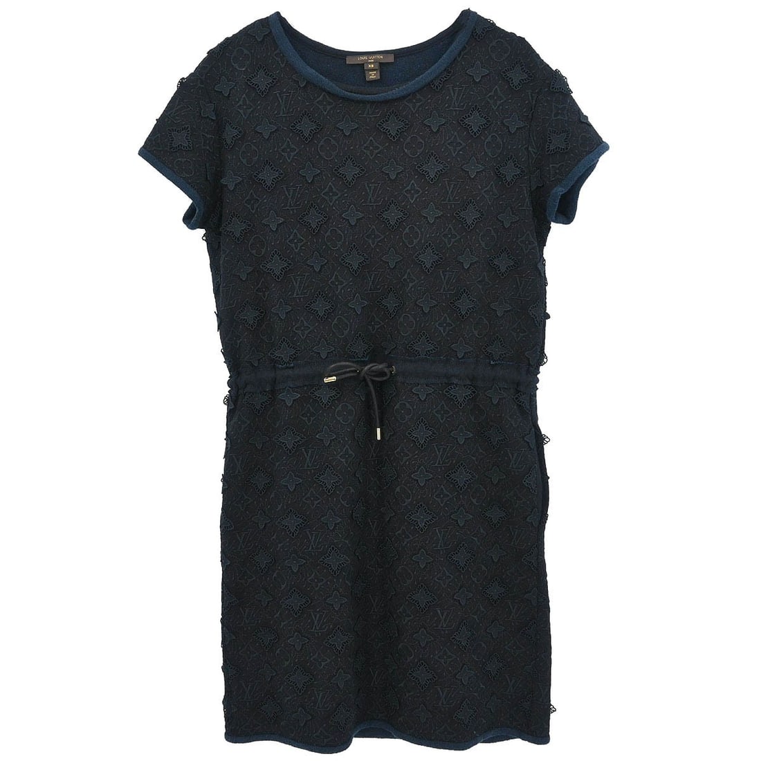 Louis Vuitton Black Mini Dress XS Vintage Spring Summer (1 of 10)