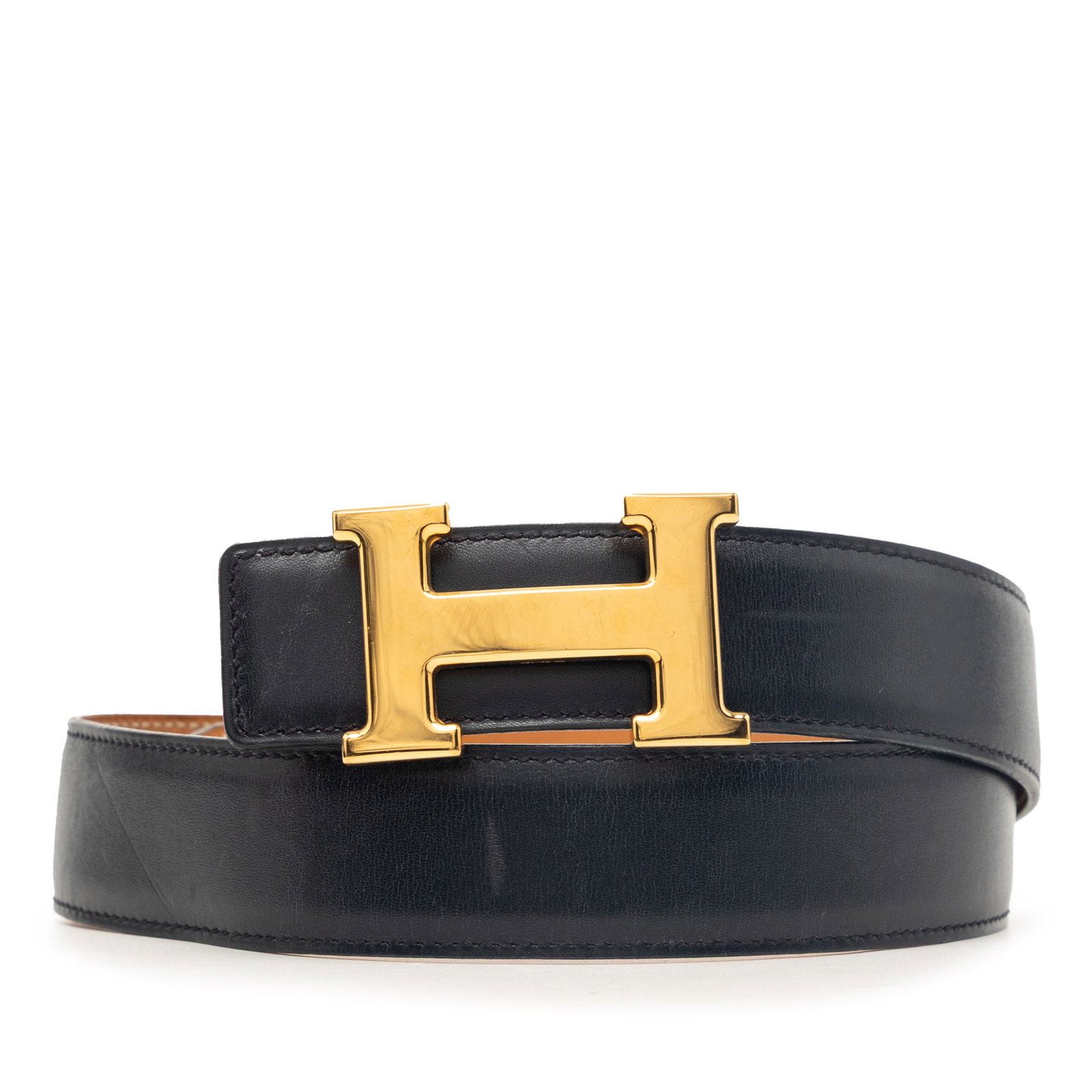 Hermes Constance H black leather belt size 70 (1 of 6)