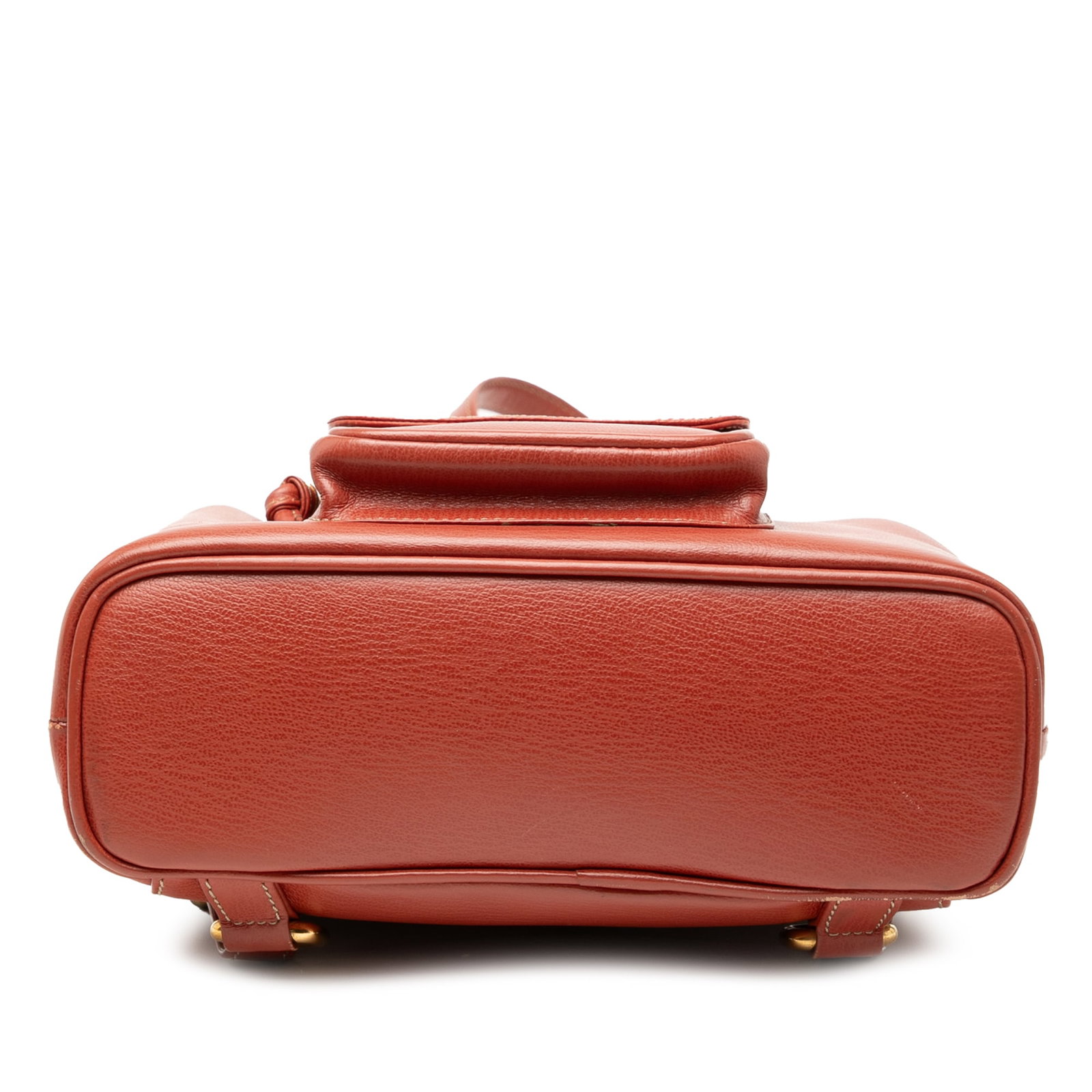LOEWE Velazquez Twist red leather backpack - 3