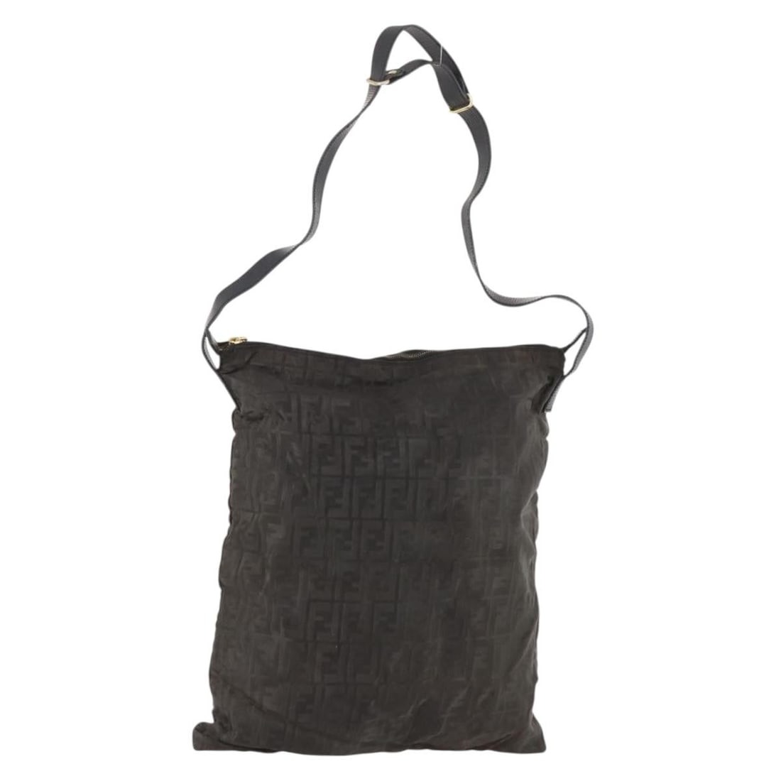 Fendi Black and Gold Zucca Canvas Women's Shoulder Bag Italy: Fendi Black and Gold Zucca Canvas Women's Shoulder Bag Italy This FENDI Zucca Canvas shoulder bag features the iconic black and gold color combination, crafted in Italy. Designed for women, it is made
