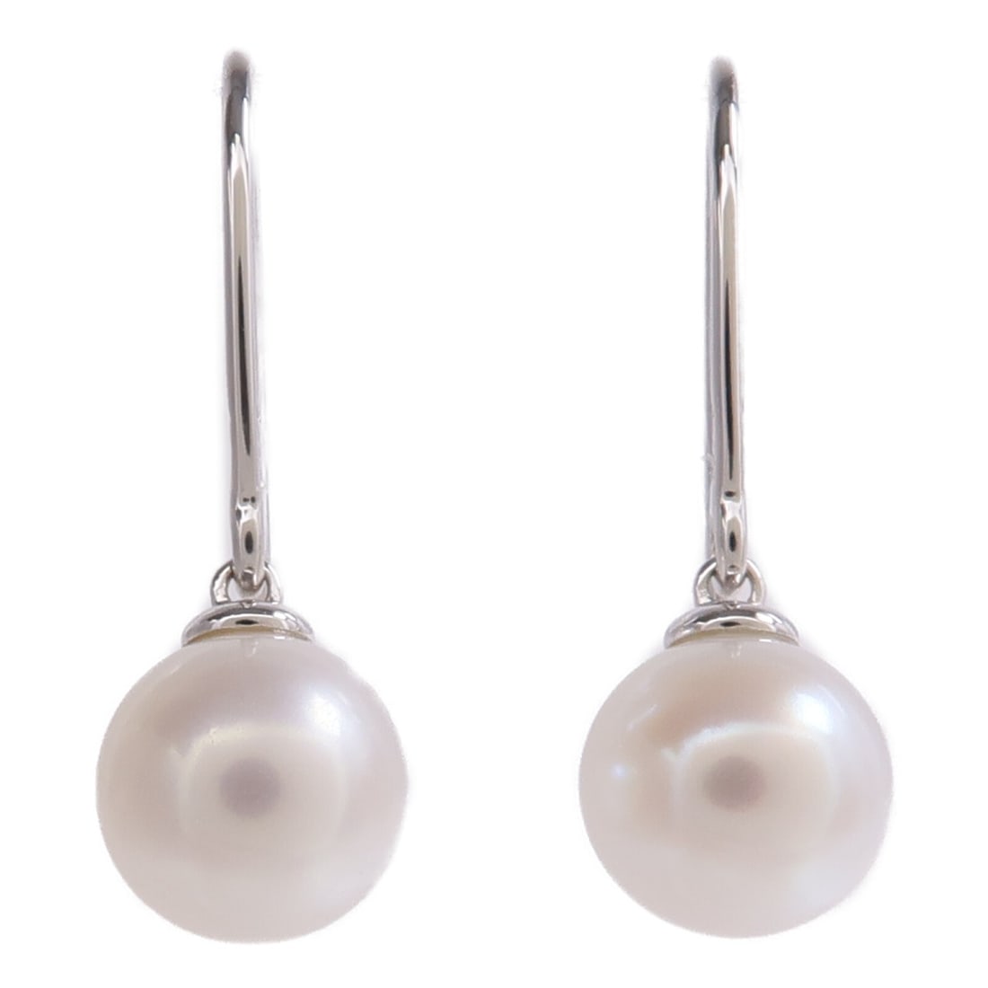 Pearl Pierced Earrings in 18K White Gold JEWELRY: Pearl Pierced Earrings in 18K White Gold JEWELRY These elegant pierced earrings feature lustrous pearls set in 18K white gold. Designed for women, the earrings showcase a refined white color and a cla