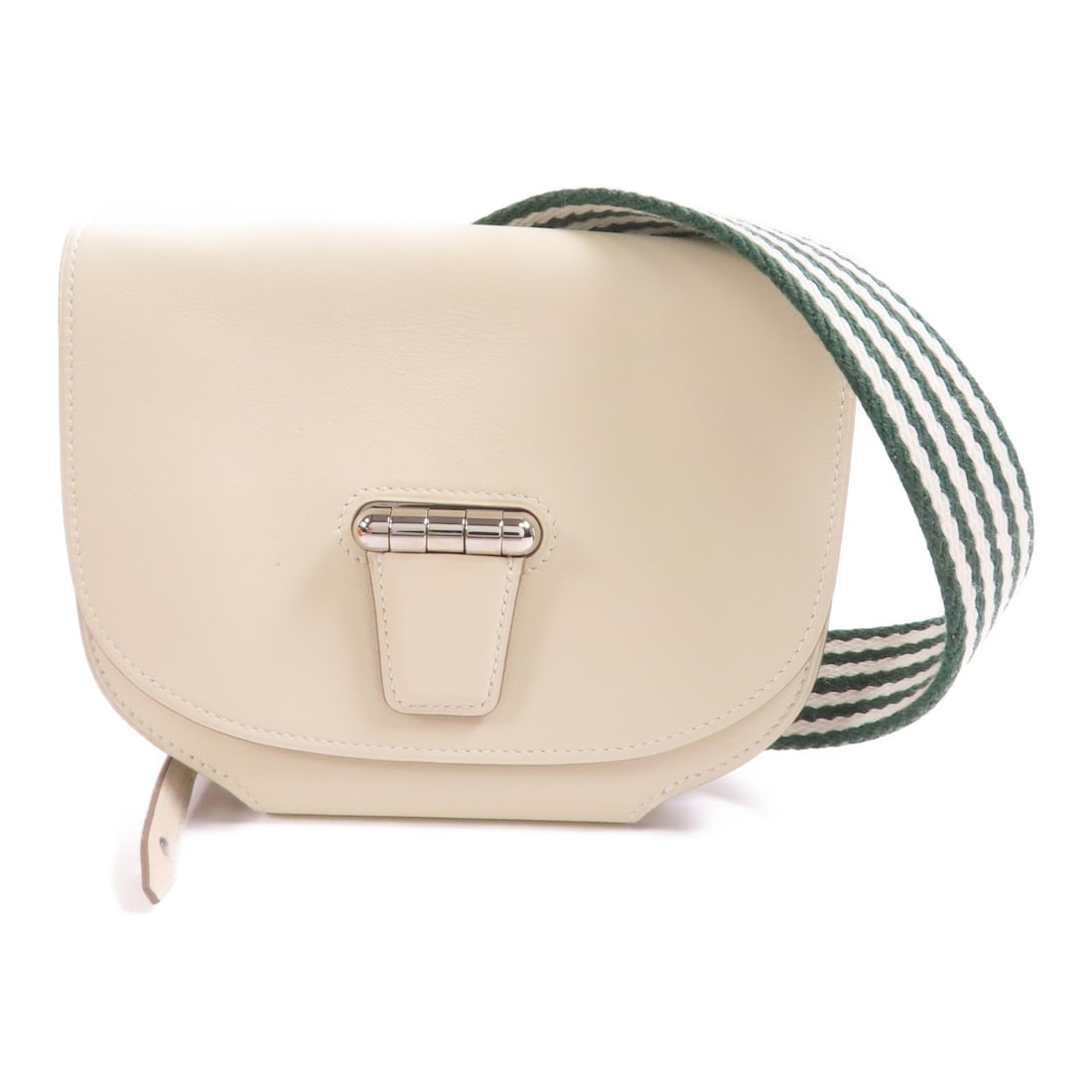 Hermes Mini Convoyeur Shoulder Bag White Gris Perle Swift Leather PHW: Hermes Mini Convoyeur Shoulder Bag White Gris Perle Swift Leather PHW This Hermes Mini Convoyeur shoulder bag is crafted from Swift leather in a refined white Gris Perle color. Designed for women, it 
