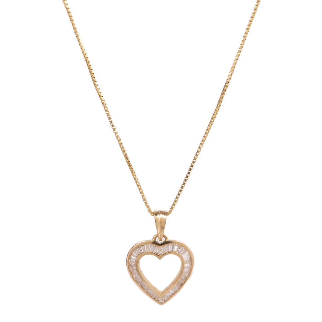JEWELRY Diamond Necklace in 18K Yellow Gold (1 of 8)