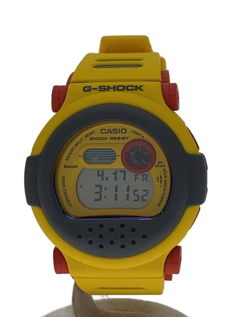 Casio G Shock G B001MVE 9JR yellow rubber men's wristwatch (1 of 6)