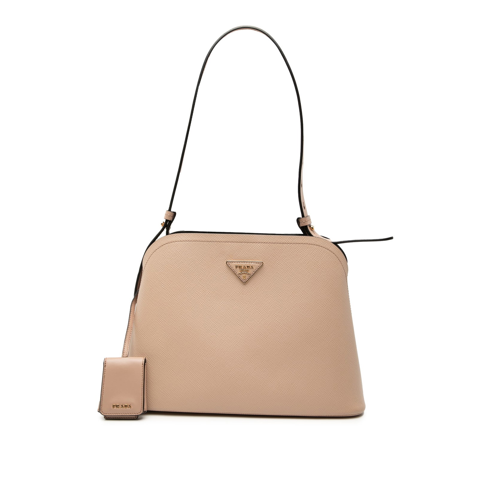 Prada Matinee brown saffiano leather satchel (1 of 7)