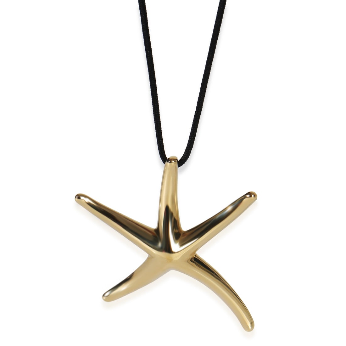 Tiffany Elsa Peretti Starfish 18k Yellow Gold Pendant With Box (1 of 4)