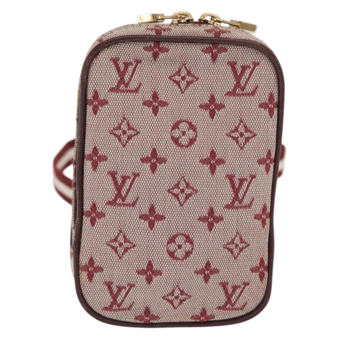 Louis Vuitton Red Mini Lin Canvas Camera Bag Spain 9cm x 13cm x 4cm: Louis Vuitton Red Mini Lin Canvas Camera Bag Spain 9cm x 13cm x 4cm This Louis Vuitton Camera Bag in Mini Lin canvas is designed for women and features a striking red color. The bag is crafted from du