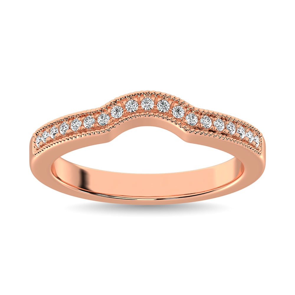 14K Rose Gold 1/6 Ct.tw Diamond Anniversary Band (1 of 3)
