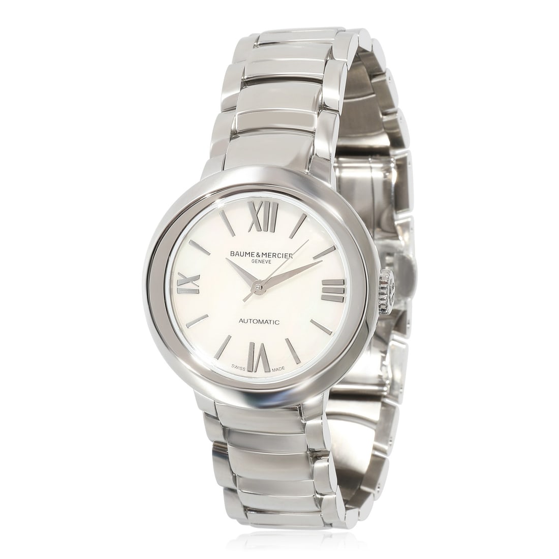 Baume & Mercier Promesse MOA10182 Women's Luxury Stainless Steel Watch: Baume & Mercier Promesse MOA10182 Women's Luxury Stainless Steel Watch Experience elegance with the Baume & Mercier Promesse MOA10182 Women's Watch, a luxurious timepiece crafted in durable stainless 
