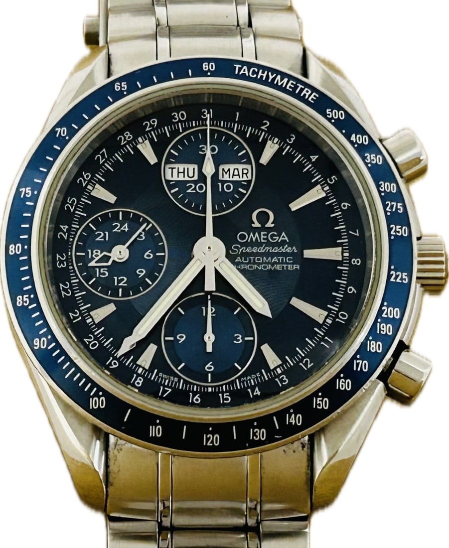 OMEGA Speedmaster Day-Date 3222.80 Automatic Stainless Steel Men's Watch (1 of 13)