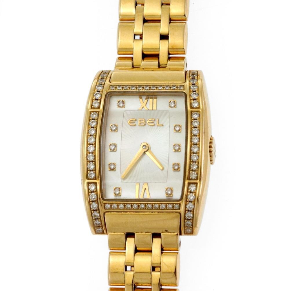 Ebel Tawara 18k Yellow Gold Diamond MOP Ladies Watch Swiss Made: Ebel Tawara 18k Yellow Gold Diamond MOP Ladies Watch Swiss Made Discover sophistication with the Ebel Tawara Diamond MOP Ladies Wristwatch, a stunning piece from the renowned Tawara Collection. This a