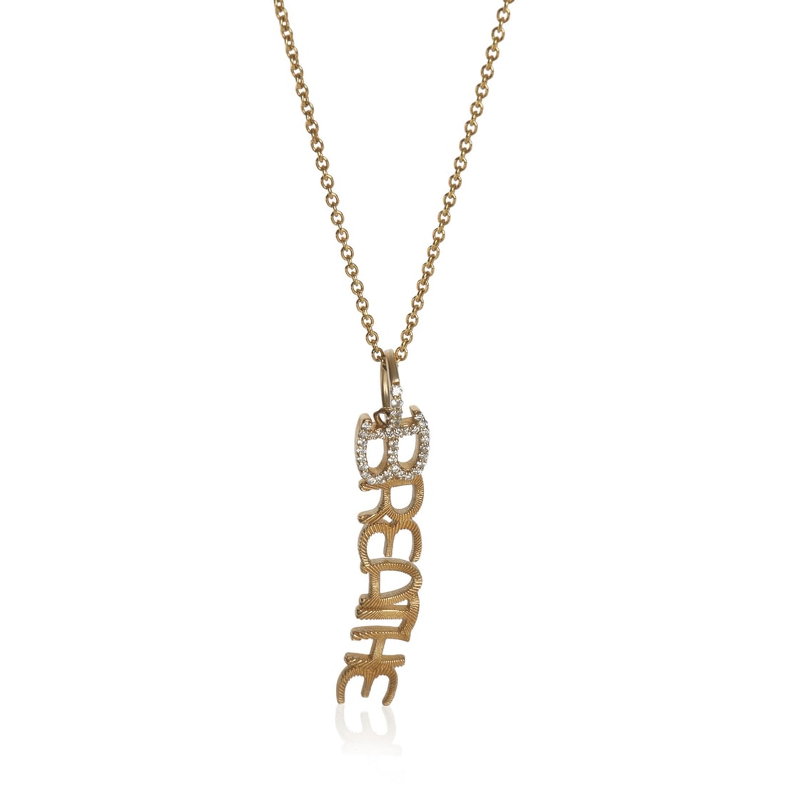 14K Yellow Gold Breathe Pendant with Diamond 0.12 Ct: 14K Yellow Gold Breathe Pendant with Diamond 0.12 Ct This stunning Yellow Gold Diamond Breathe Pendant showcases a round brilliant diamond at its center, exuding elegance and charm. Crafted from 14K y