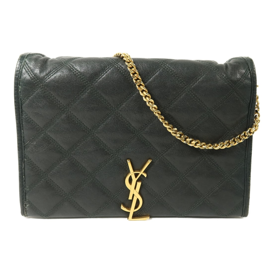 Saint Laurent Becky Medium Lambskin Shoulder Bag GHW 629246 (1 of 16)