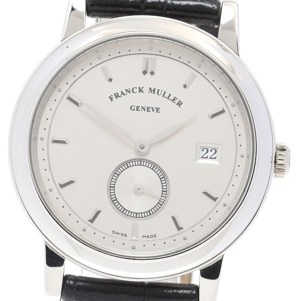 FRANCK MULLER 2000AT Round Classic Men's Watch PT950 Automatic Date Small Seconds (1 of 8)