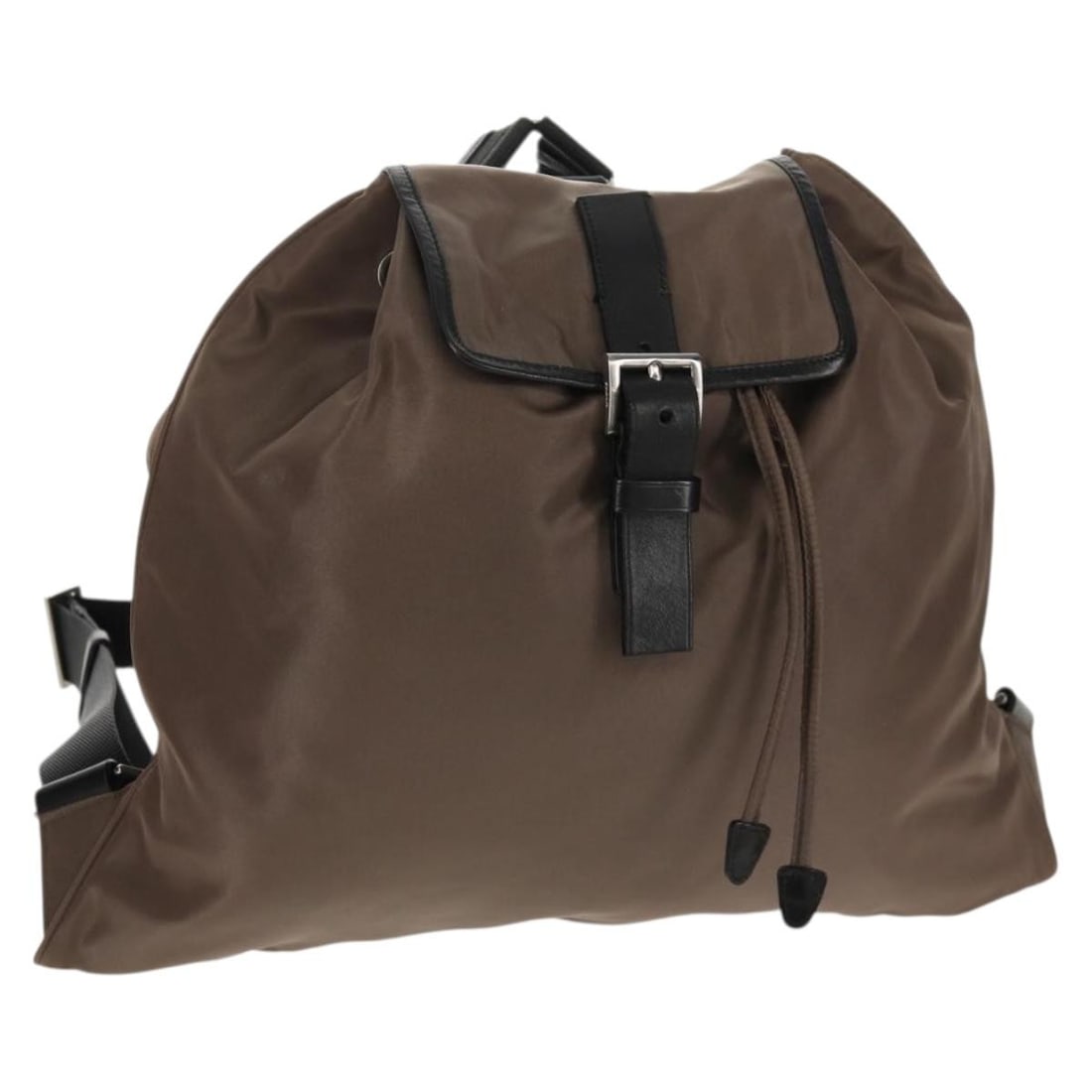 PRADA Gray Silver Nylon Backpack with Dust Bag Authentic 153654V: PRADA Gray Silver Nylon Backpack with Dust Bag Authentic 153654V This PRADA Backpack is a stylish accessory crafted from durable nylon in a sophisticated gray and silver color combination. Designed fo