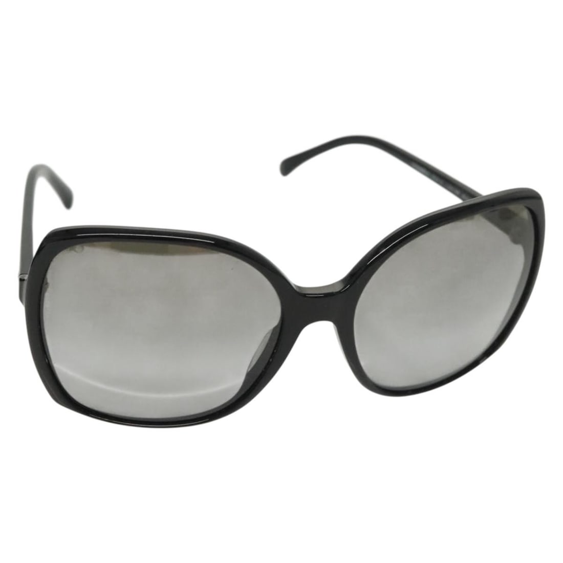 Authentic CHANEL Black Plastic Sunglasses with Dust Bag and Case (1 of 11)