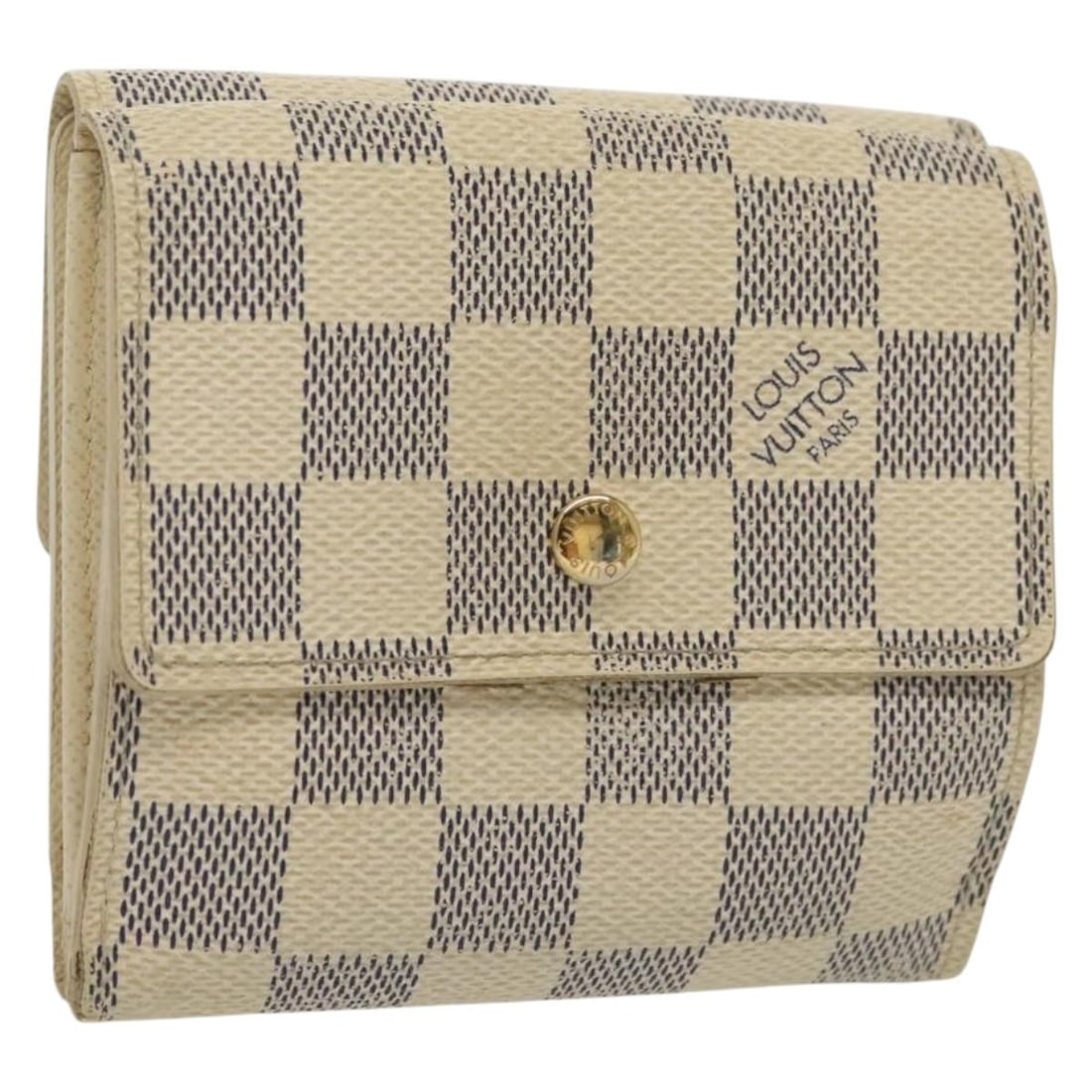 Louis Vuitton Elise Damier Azur Trifold Wallet France (1 of 18)