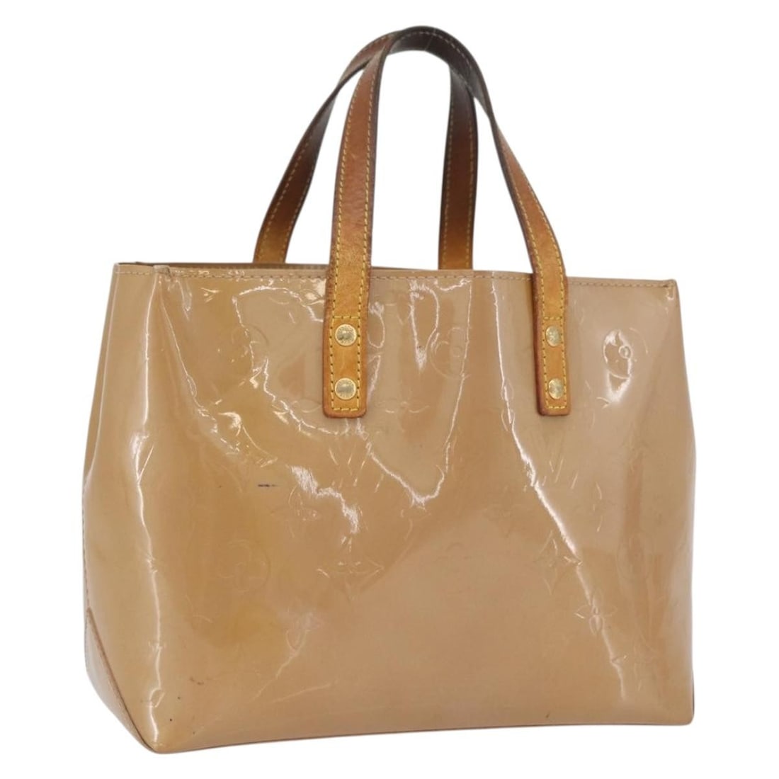 Louis Vuitton Reade PM Monogram Vernis Noisette Patent Leather Handbag (1 of 18)