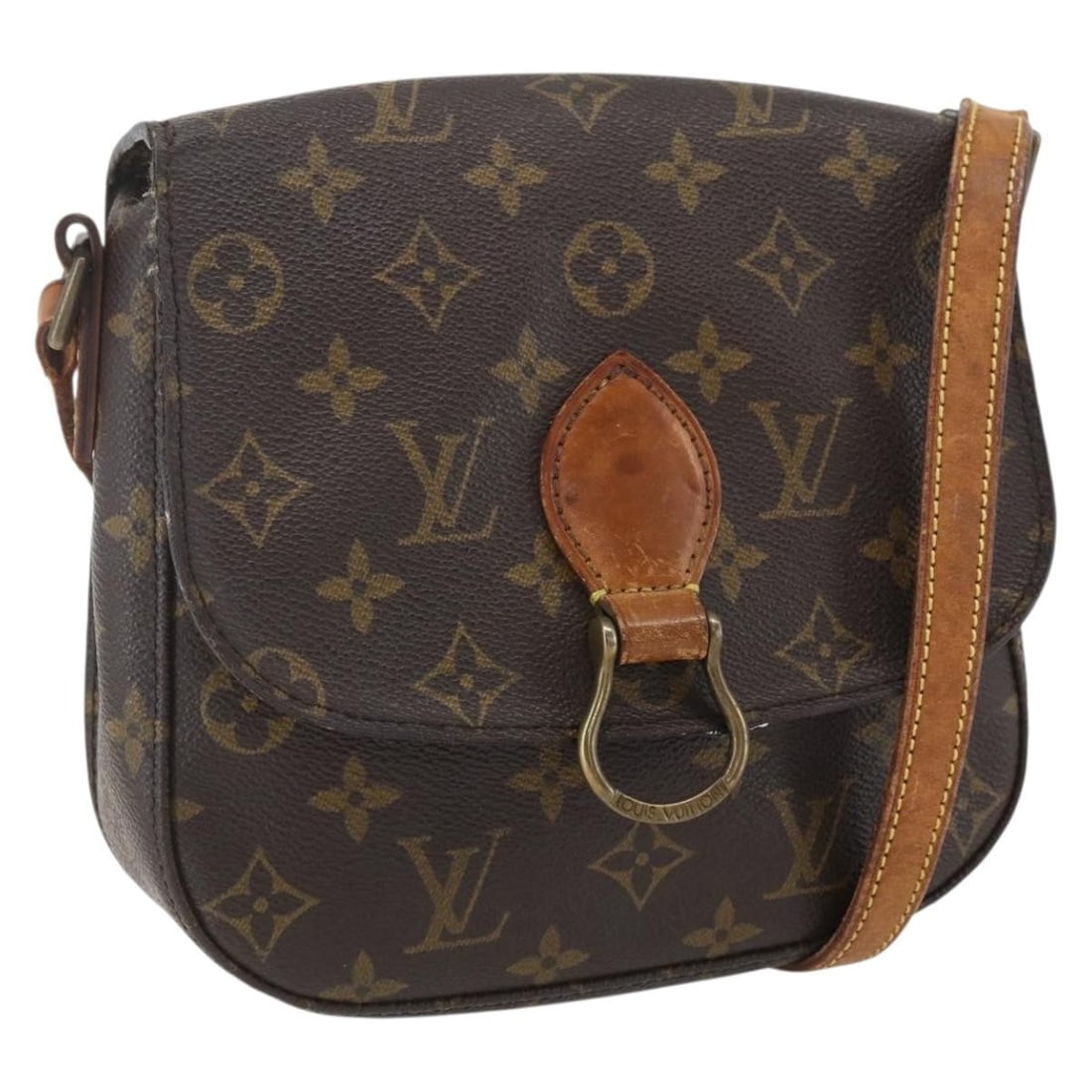 Monogram Canvas Saint Cloud MM Shoulder Bag by Louis Vuitton M51243 (1 of 18)