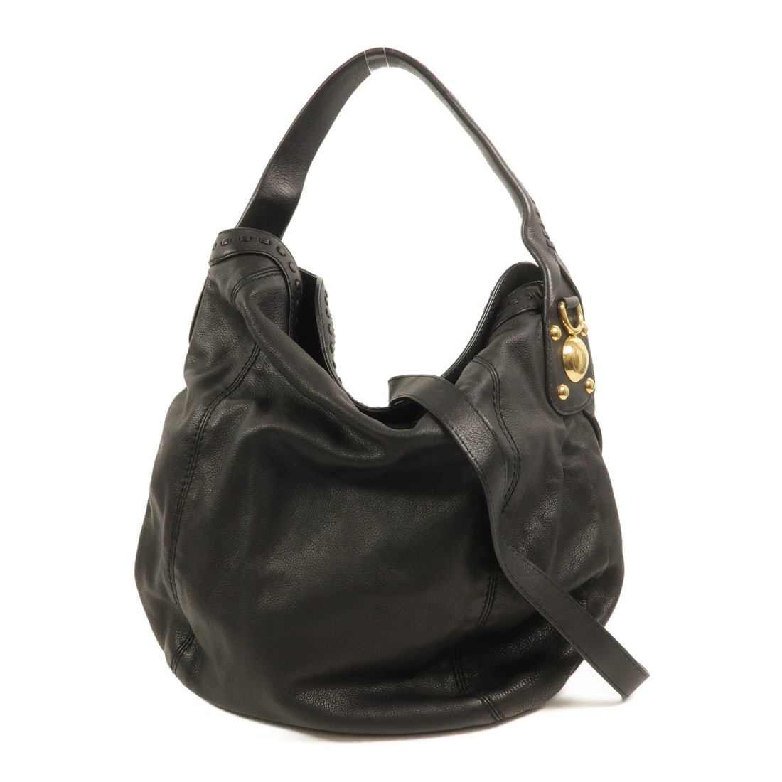 Gucci Black Calfskin 2 Way Shoulder Bag 269933 (1 of 17)