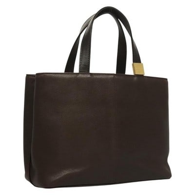 Burberry Leather Brown Gold Handbag 9.8 inch (1 of 18)