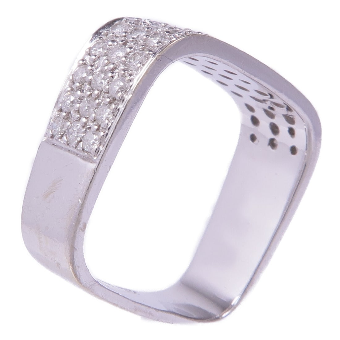 Jewelry 14K White Gold Diamond Ring Size 3.25 (1 of 10)