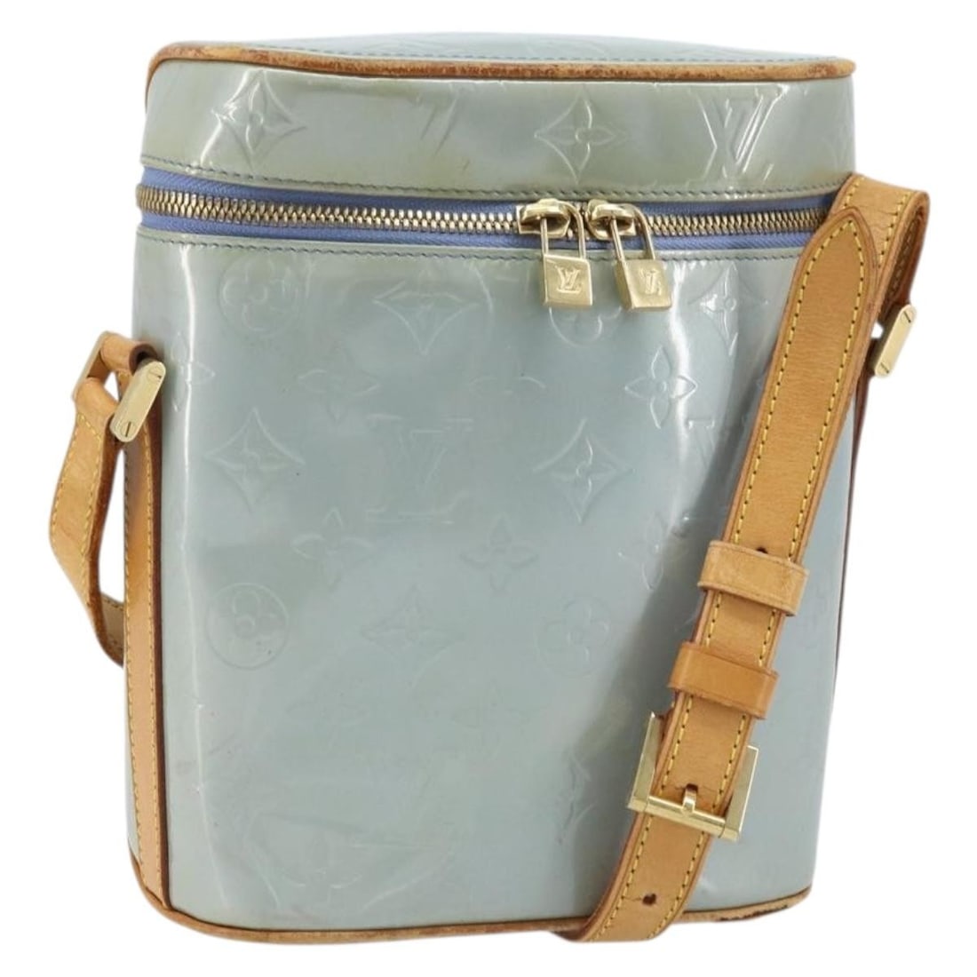 Louis Vuitton Sullivan Vertical Shoulder Bag Monogram Vernis Lavande Patent Leather: Louis Vuitton Sullivan Vertical Shoulder Bag Monogram Vernis Lavande Patent Leather This Louis Vuitton Monogram Vernis Sullivan Vertical Shoulder Bag in Lavande patent leather features a compact verti