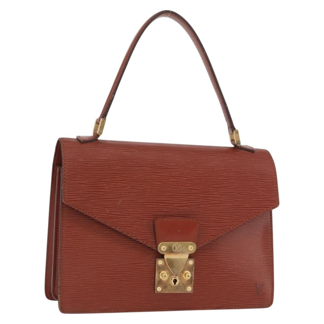 Louis Vuitton Concorde Epi Leather Brown Handbag M52133 (1 of 18)