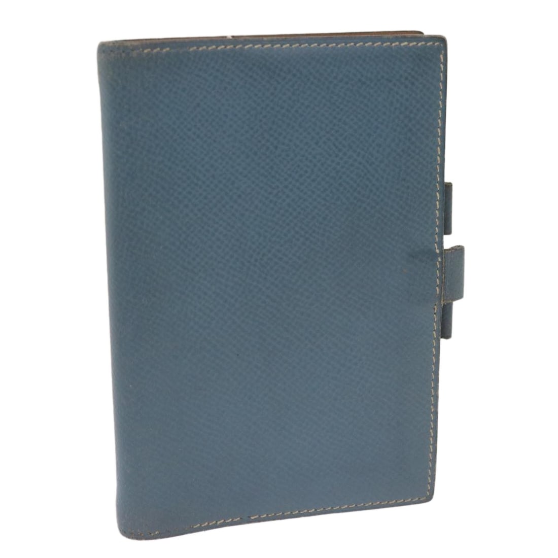 Hermes blue leather Agenda GM planner cover (1 of 18)