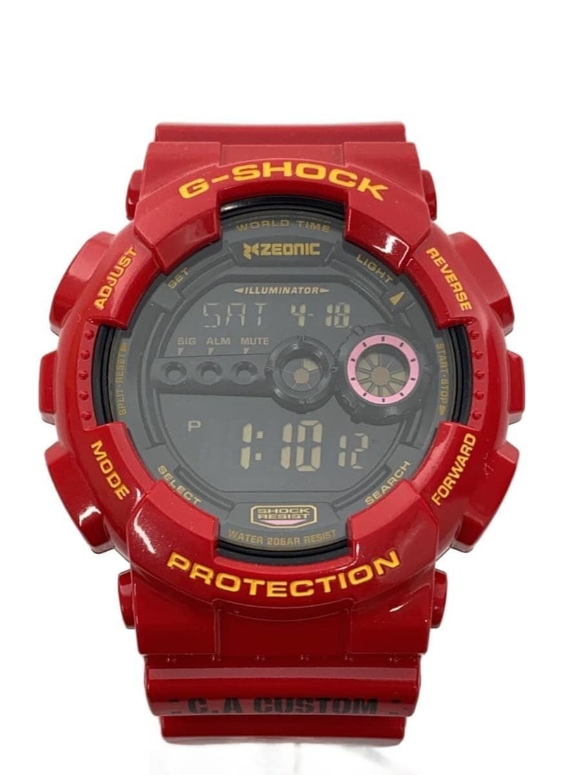 CASIO G-SHOCK Char Aznable black rubber quartz digital men's watch (1 of 9)