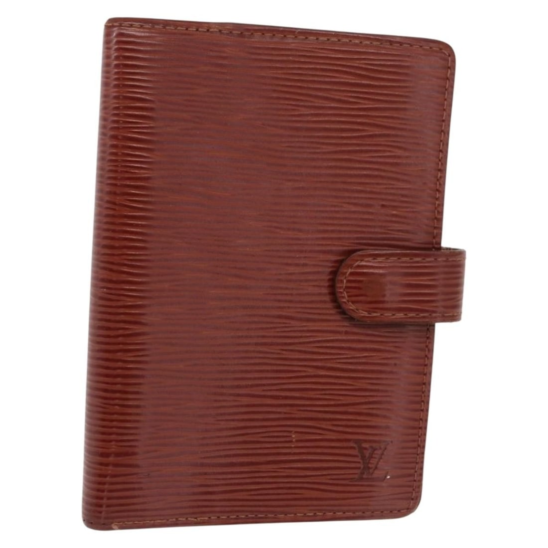 LOUIS VUITTON Epi Leather Brown Agenda PM Day Planner R20053 Auth (1 of 18)